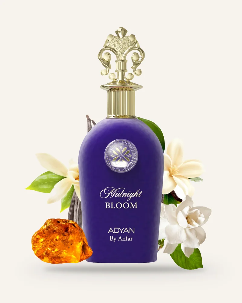 Anfar Midnight Bloom Eau de Parfum bottle