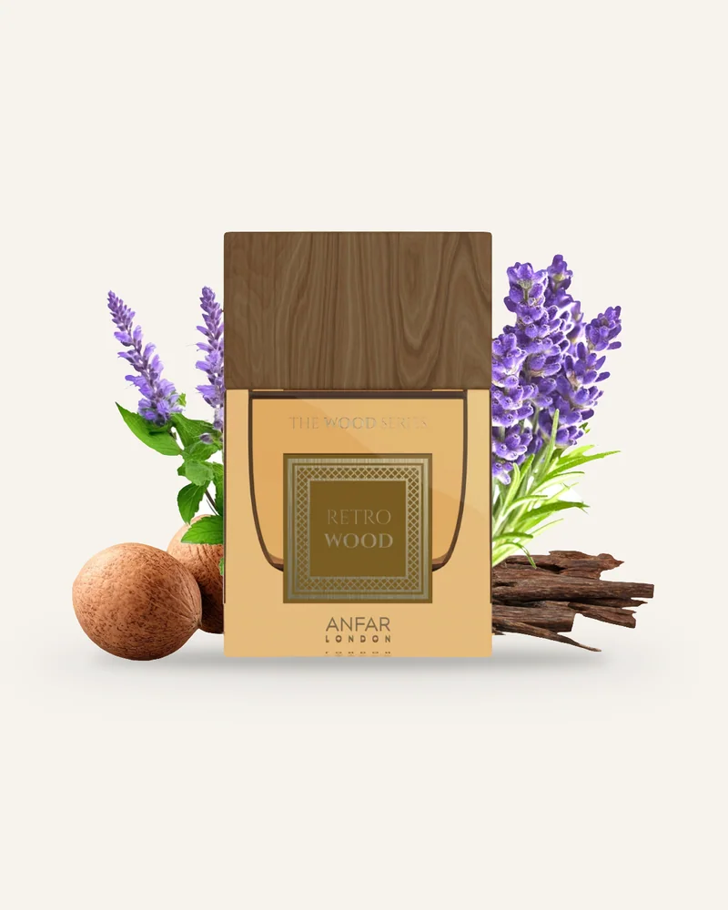 Anfar Retro Wood Eau de Parfum bottle