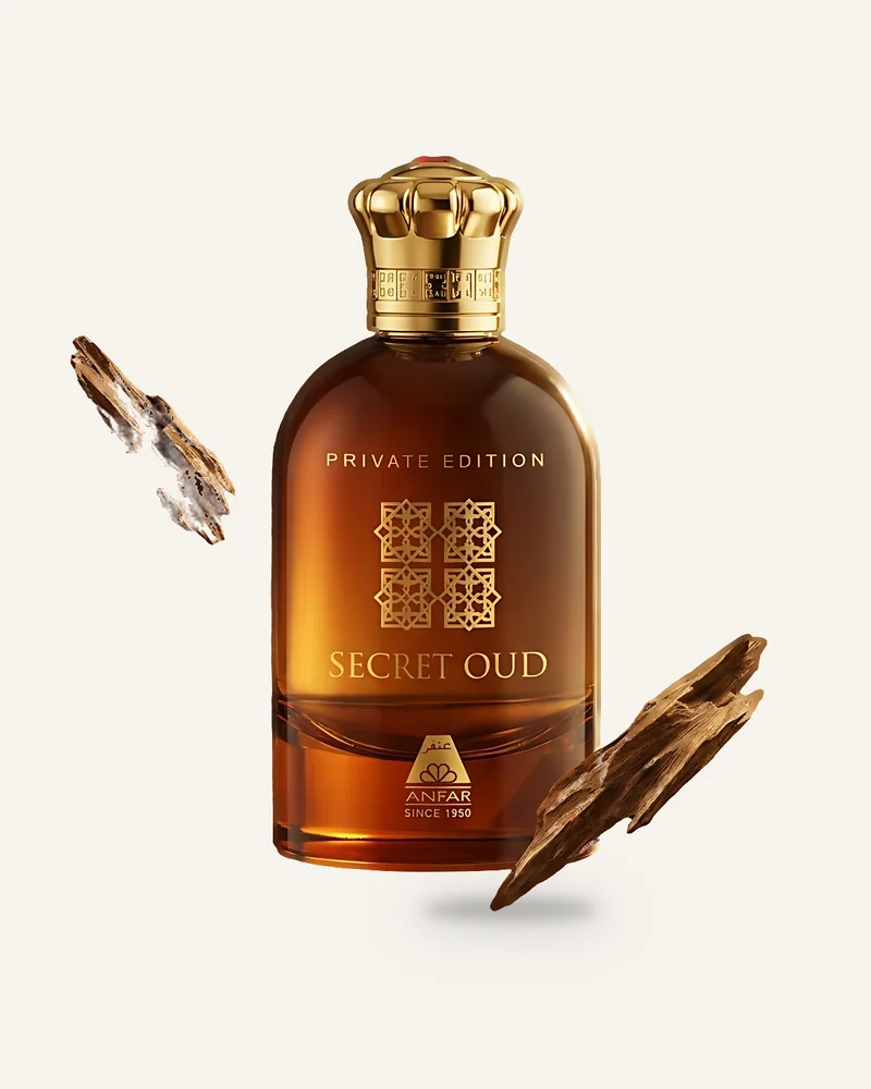 Anfar Secret Oud Eau de Parfum bottle