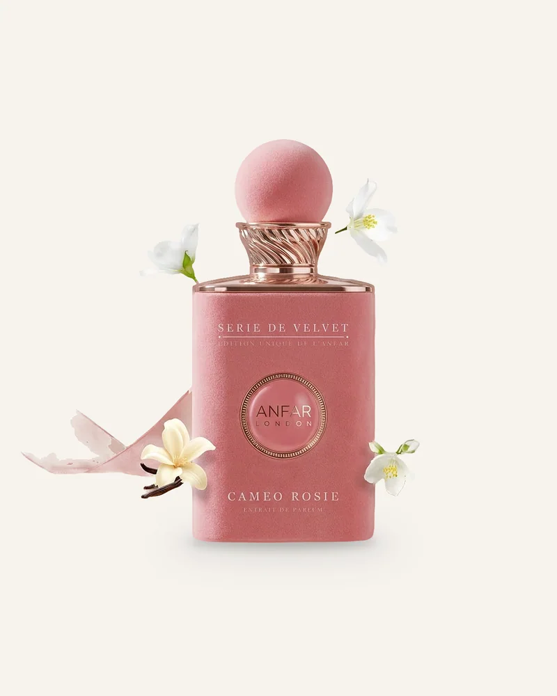 Anfar Velvet Cameo Rosie Eau de Parfum bottle