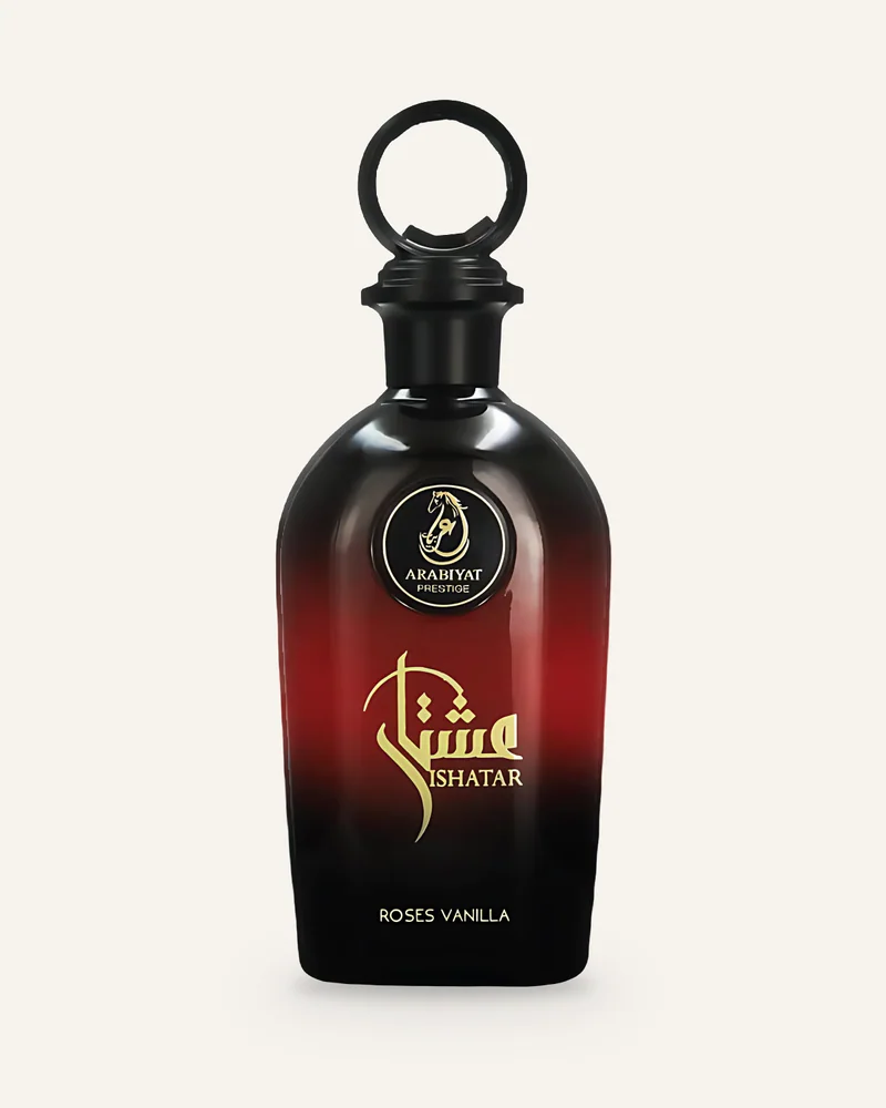 Arabiyat Prestige Ishatar Roses Vanilla Eau de Parfum bottle