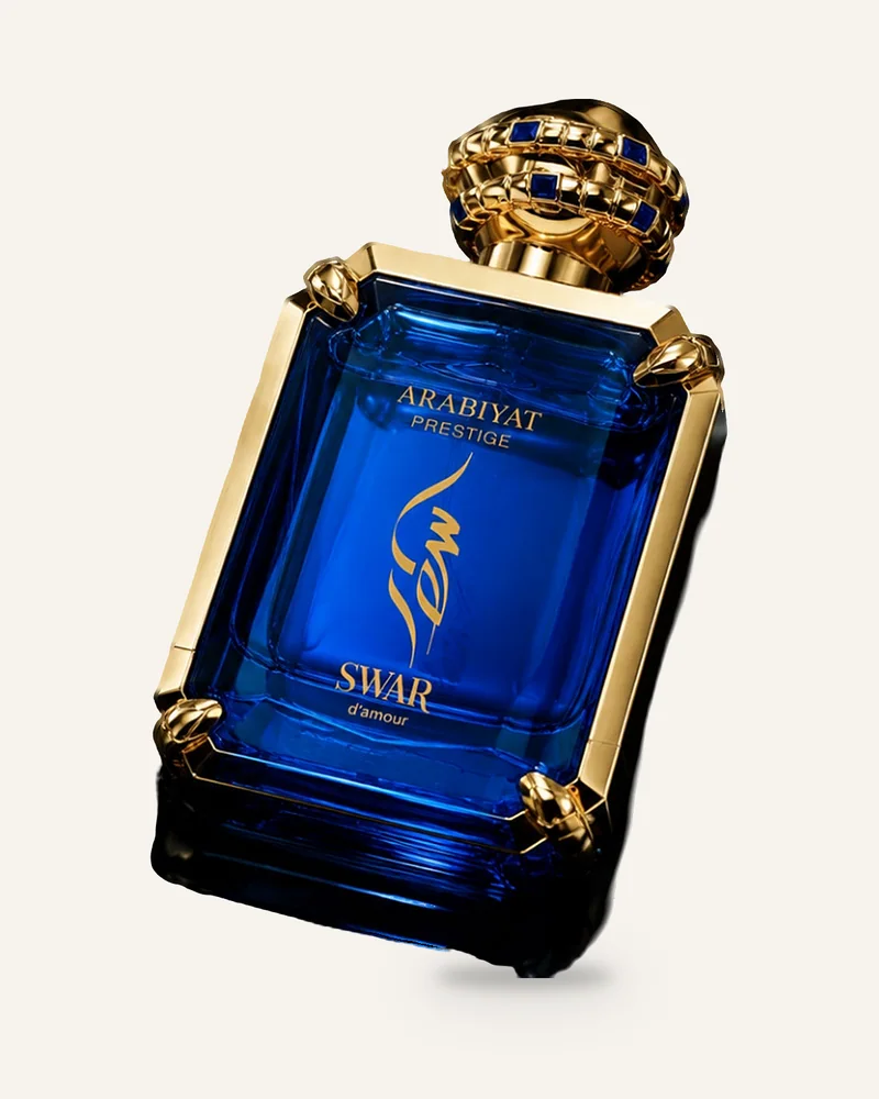 Arabiyat Prestige Swar d’Amour Long Lasting Unisex Women Fresh Amber Musk Fragrance Eau de Parfum bottle