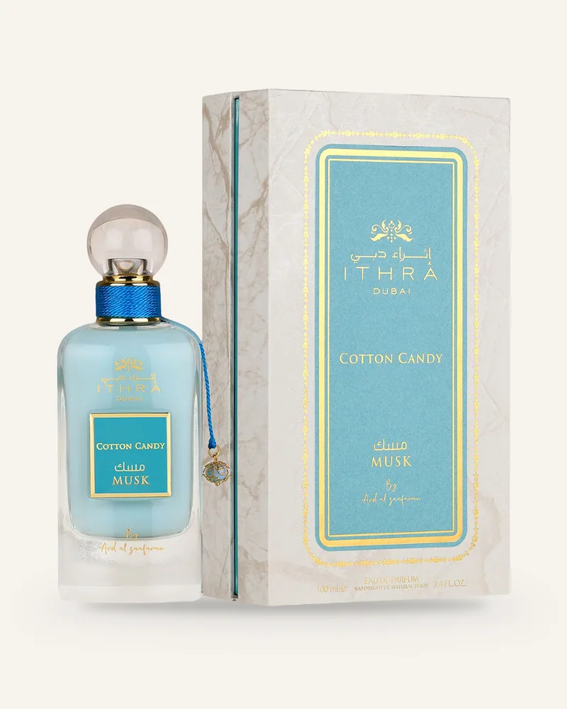 Ard Al Zaafaran Cotton Candy Ithra Dubai Musk Eau de Parfum bottle