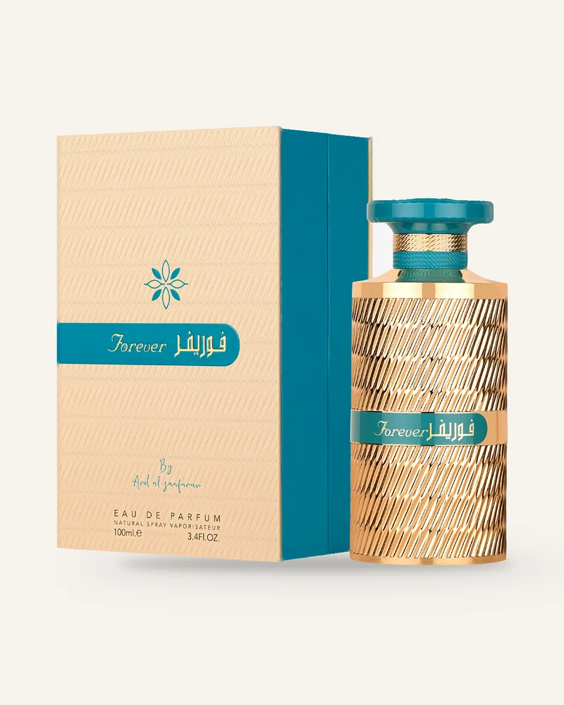 Ard Al Zaafaran Forever Gold Blue Eau de Parfum bottle