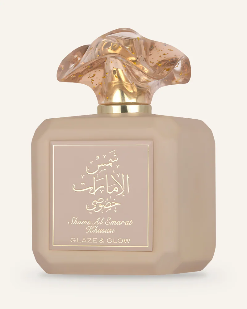 Ard Al Zaafaran Shams Al Emarat Khususi Glaze Glow Eau de Parfum bottle