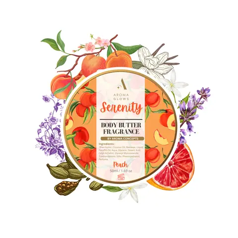 Aroma Concepts Serenity Peach Aroma Glow Body Butter