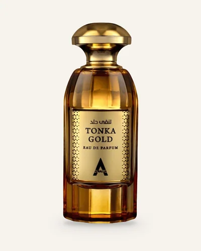 Atralia Tonka Gold Eau de Parfum bottle