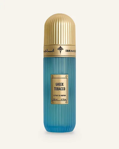 Ibraheem Al Qurashi Greek Tobacco Eau de Parfum bottle