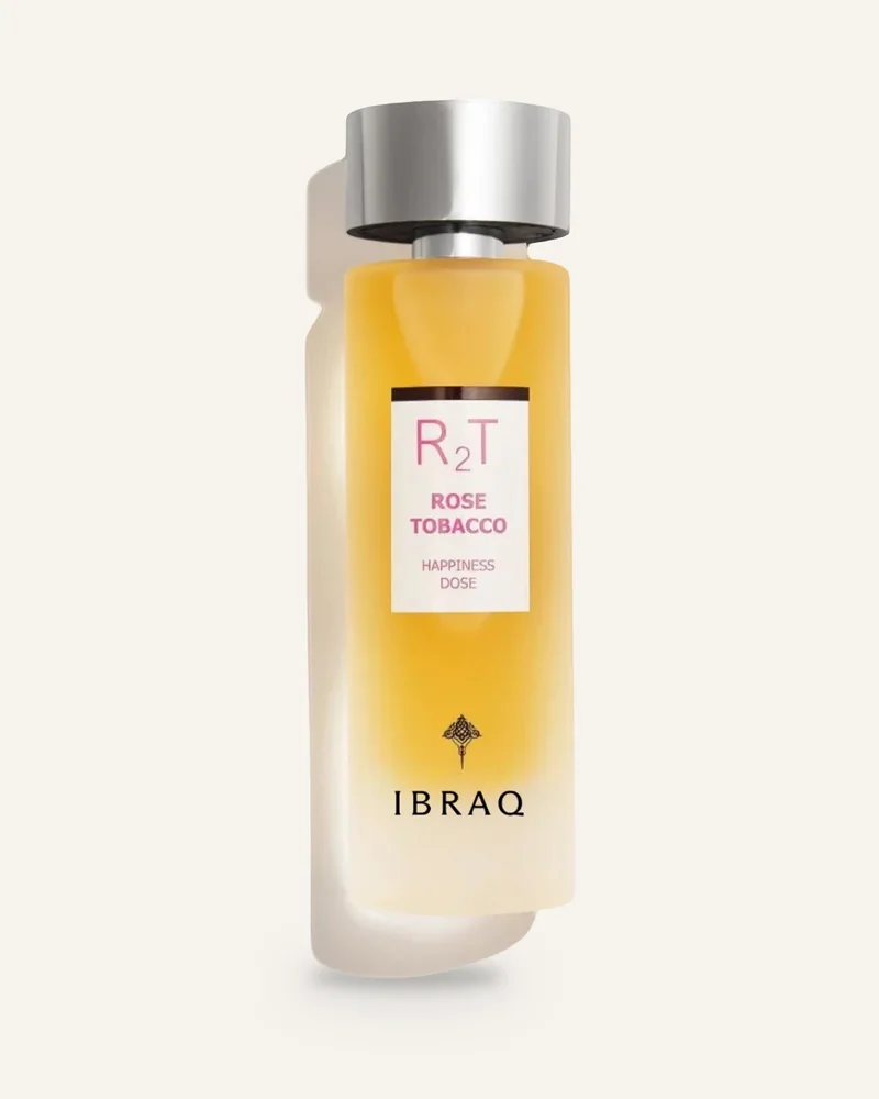 Ibraheem Al Qurashi Happiness Dose Rose Tobacco Eau de Parfum bottle