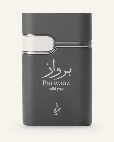 Khadlaj Barwaaz Solid Grey Eau de Parfum bottle