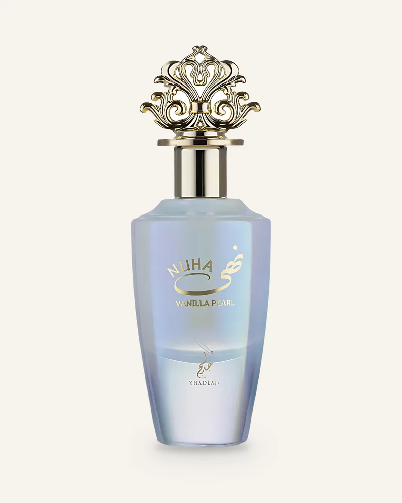 Khadlaj Nuha Vanilla Pearl Eau de Parfum bottle