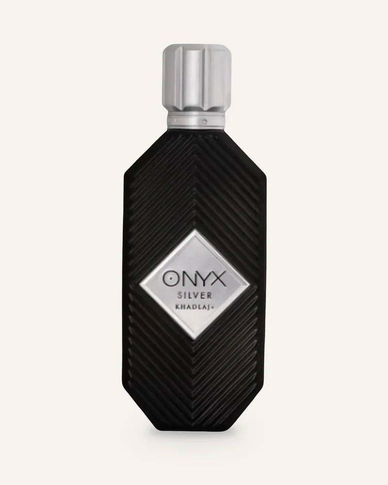 Khadlaj Onyx Silver And Women Eau de Parfum bottle