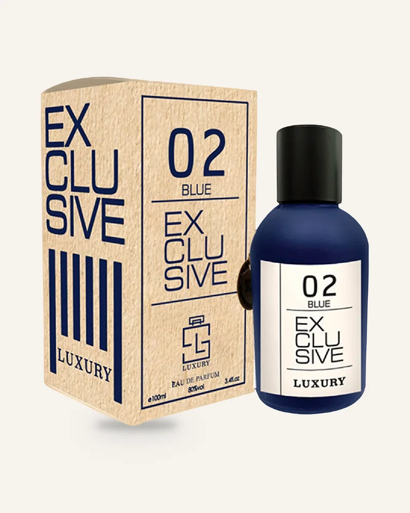 Khalis 02 Blue Exclusive Luxury bottle