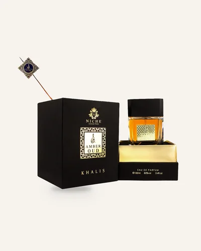 Khalis Amber Oud Niche Eau de Parfum bottle