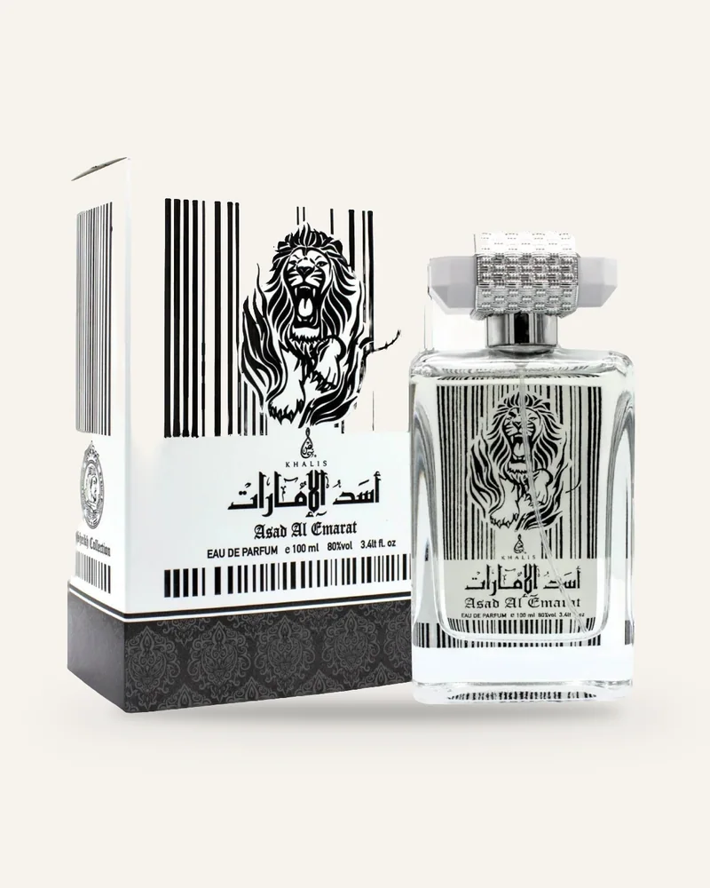 Khalis Asad Al Emarat Eau de Parfum bottle