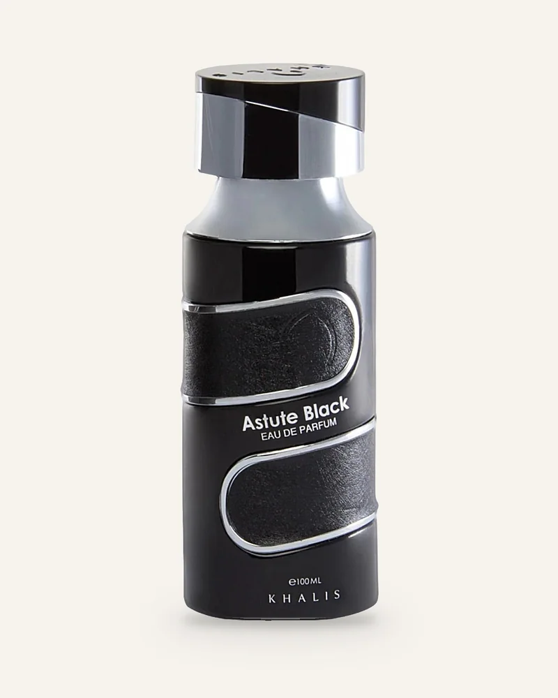 Khalis Astute Black New Luxury Eau de Parfum bottle