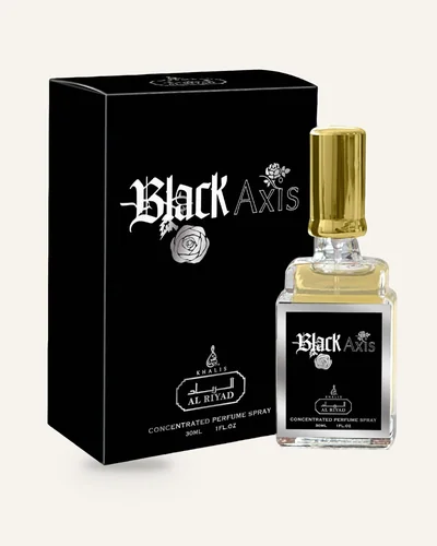 Khalis Black Axis Eau de Parfum bottle