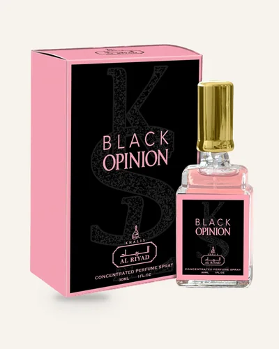Khalis Black Opinion Eau de Parfum bottle