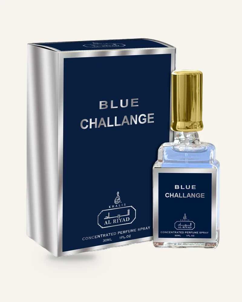 Khalis Blue Challenge Eau de Parfum bottle