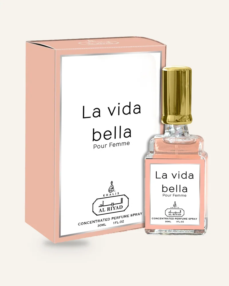 Khalis La Vida Bella Eau de Parfum bottle