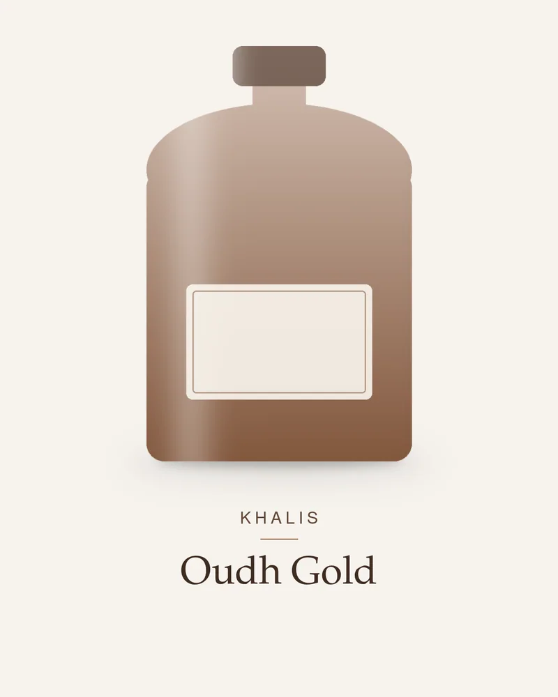 Khalis Oudh Gold bottle