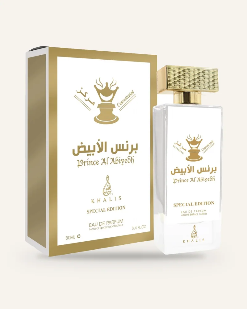 Khalis Prince Al Abiyedh Eau de Parfum bottle
