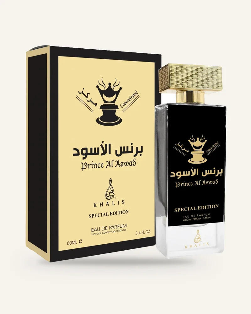 Khalis Prince Al Aswad Eau de Parfum bottle
