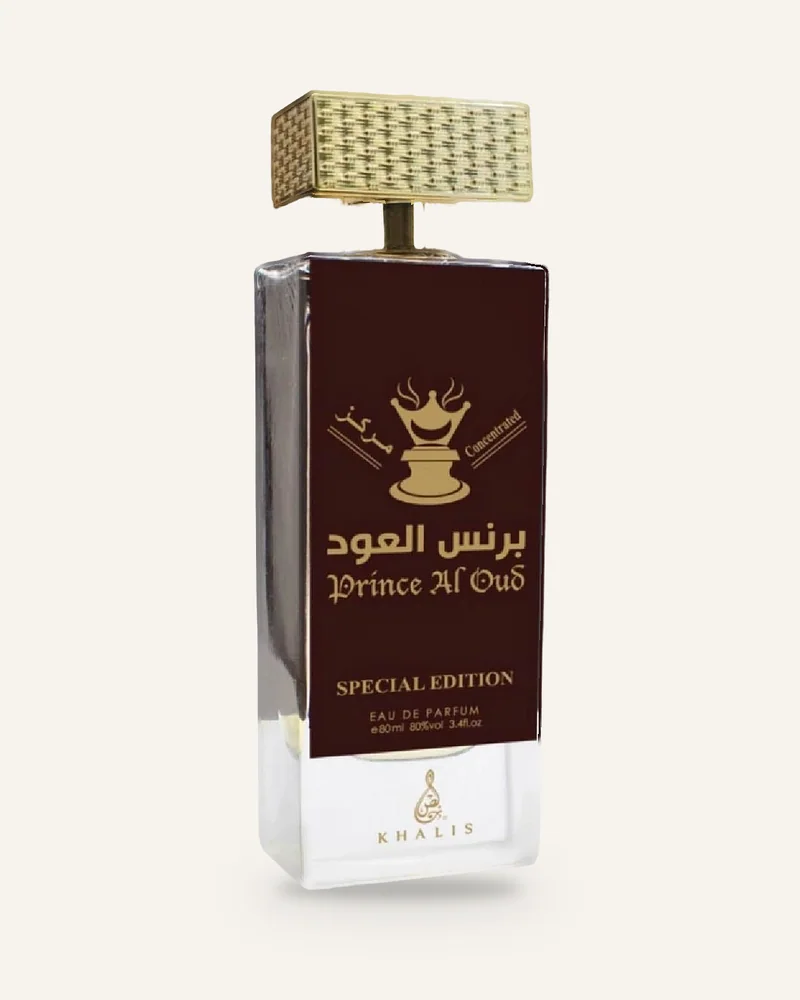 Khalis Prince Al Oud Eau de Parfum bottle