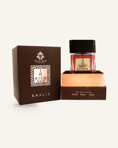 Khalis Rich Oud Niche bottle