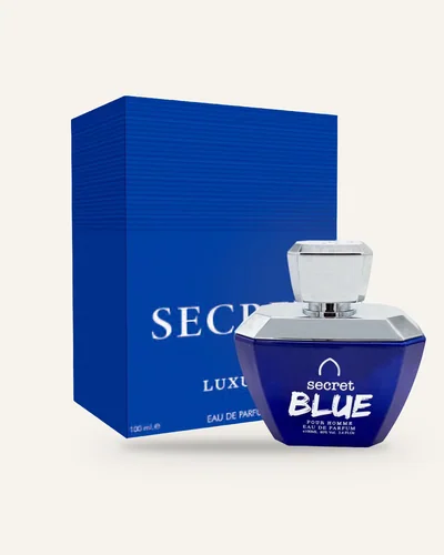 Khalis Secret Blue Luxury Eau de Parfum bottle