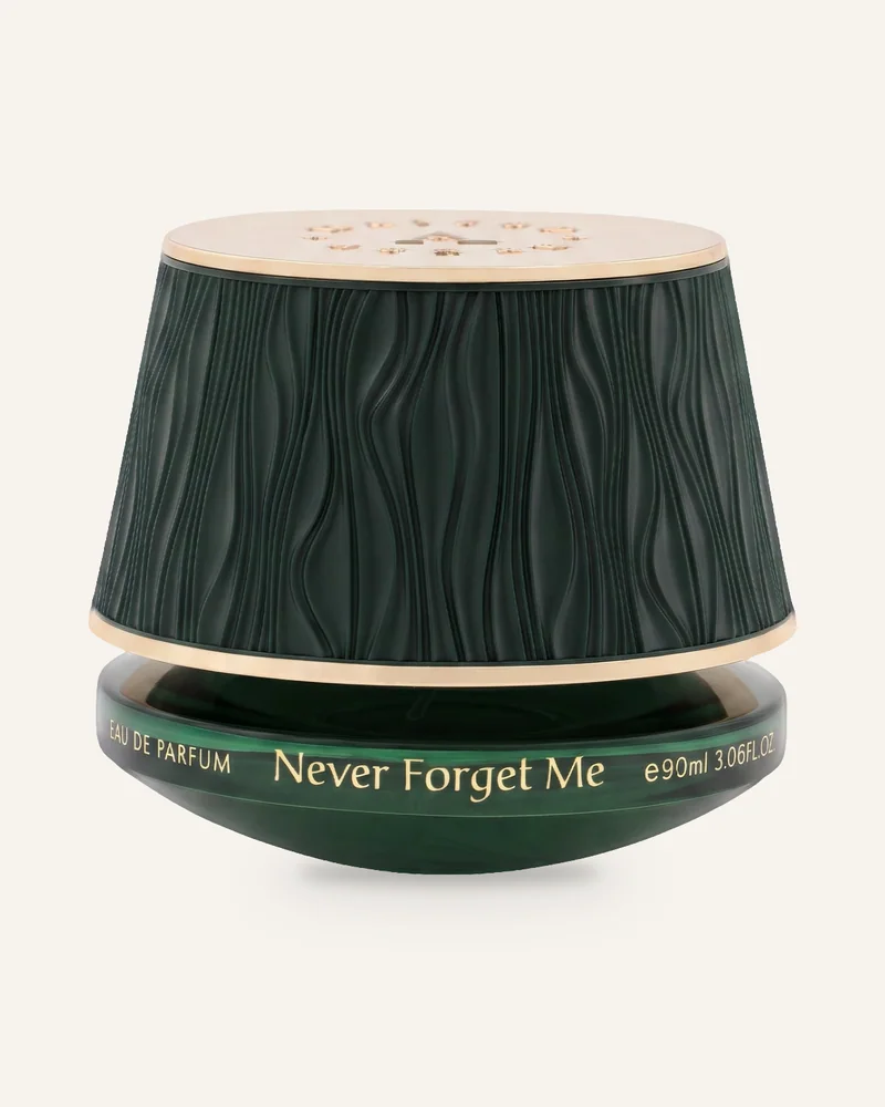 Maison Asrar Never Forget Me Eau de Parfum bottle