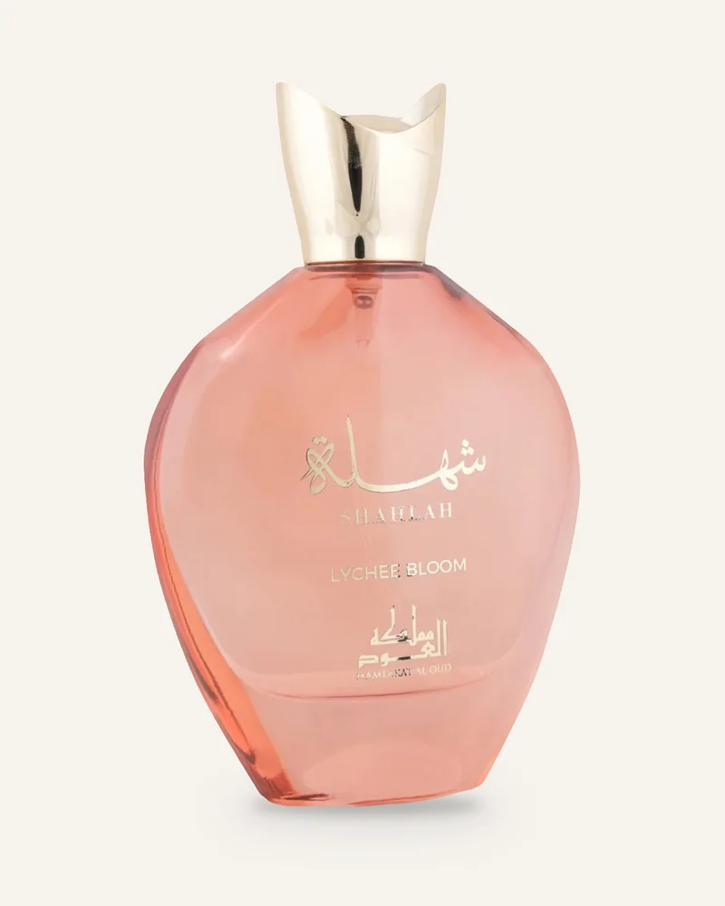 Mamlakat Oud Shahlah Lychee Bloom Eau de Parfum bottle
