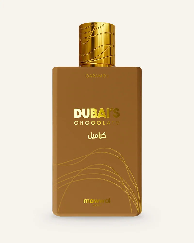 Mawwal Dubai's Chocolate Caramelo Eau de Parfum bottle