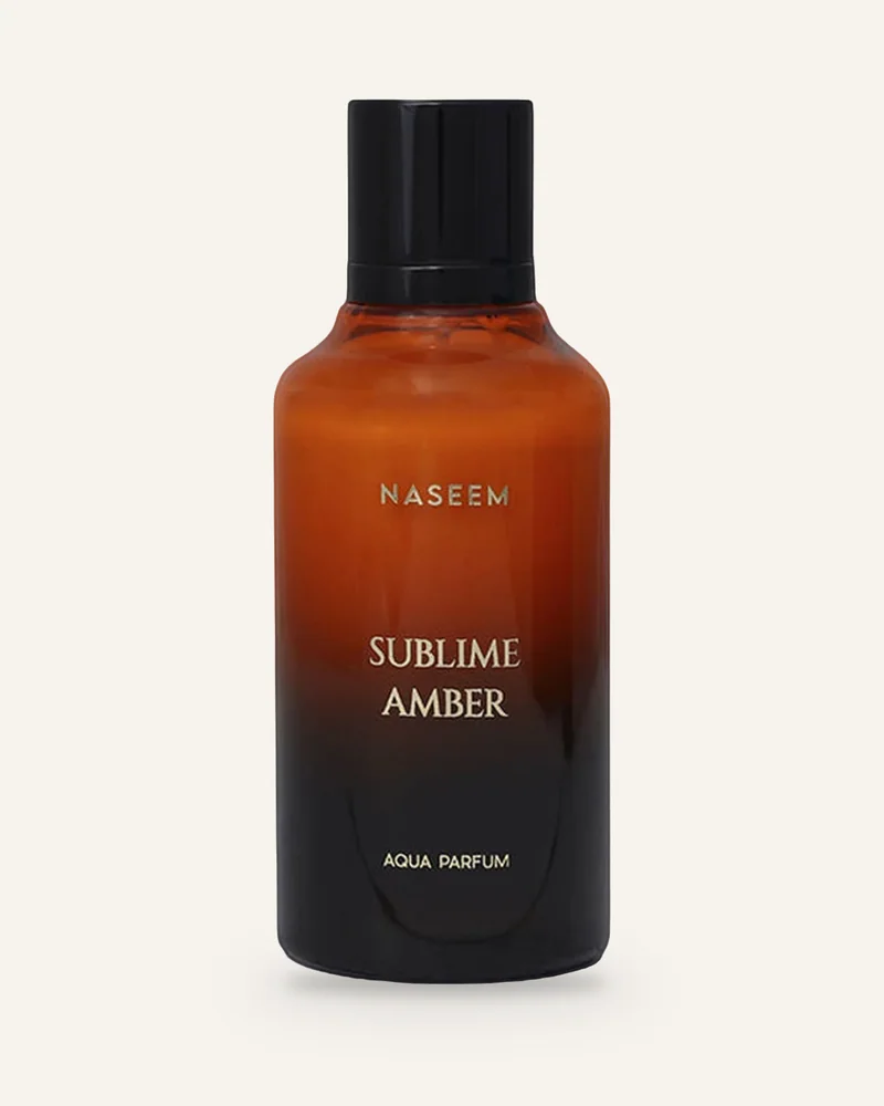 Naseem Sublime Amber Aqua bottle