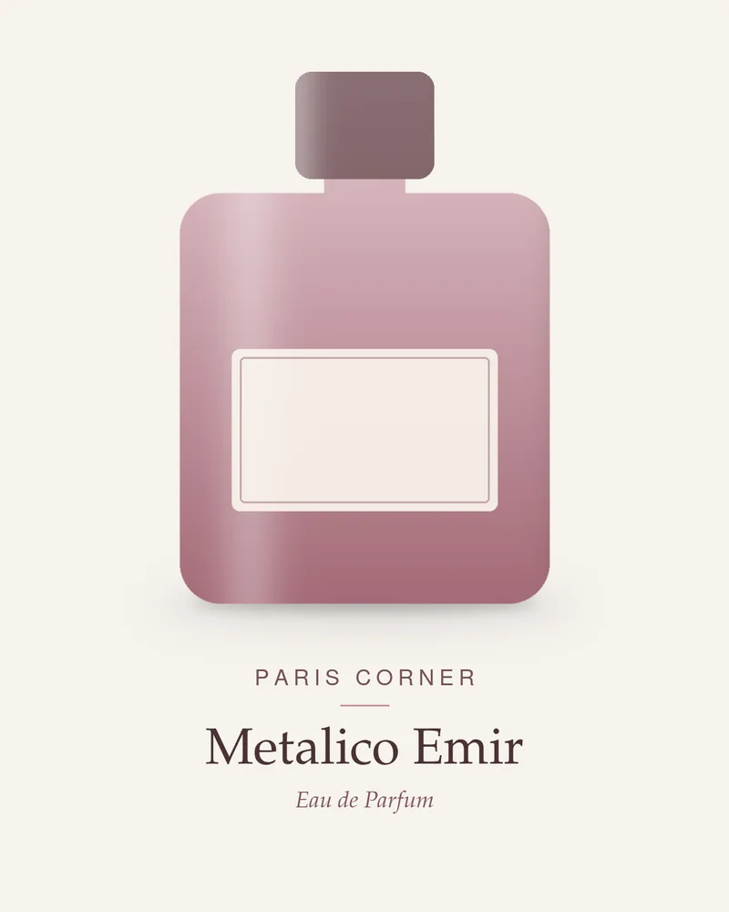 Paris Corner Metalico Emir Eau de Parfum bottle