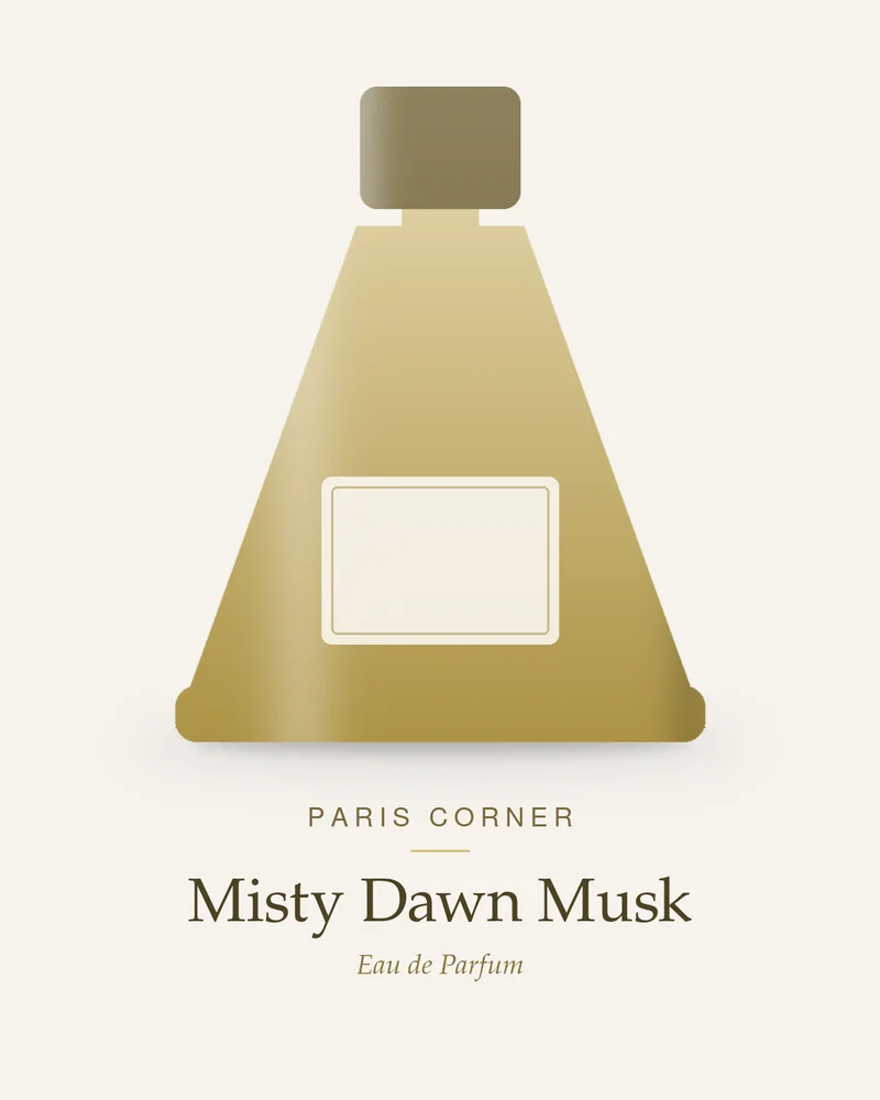 Paris Corner Misty Dawn Musk Eau de Parfum bottle
