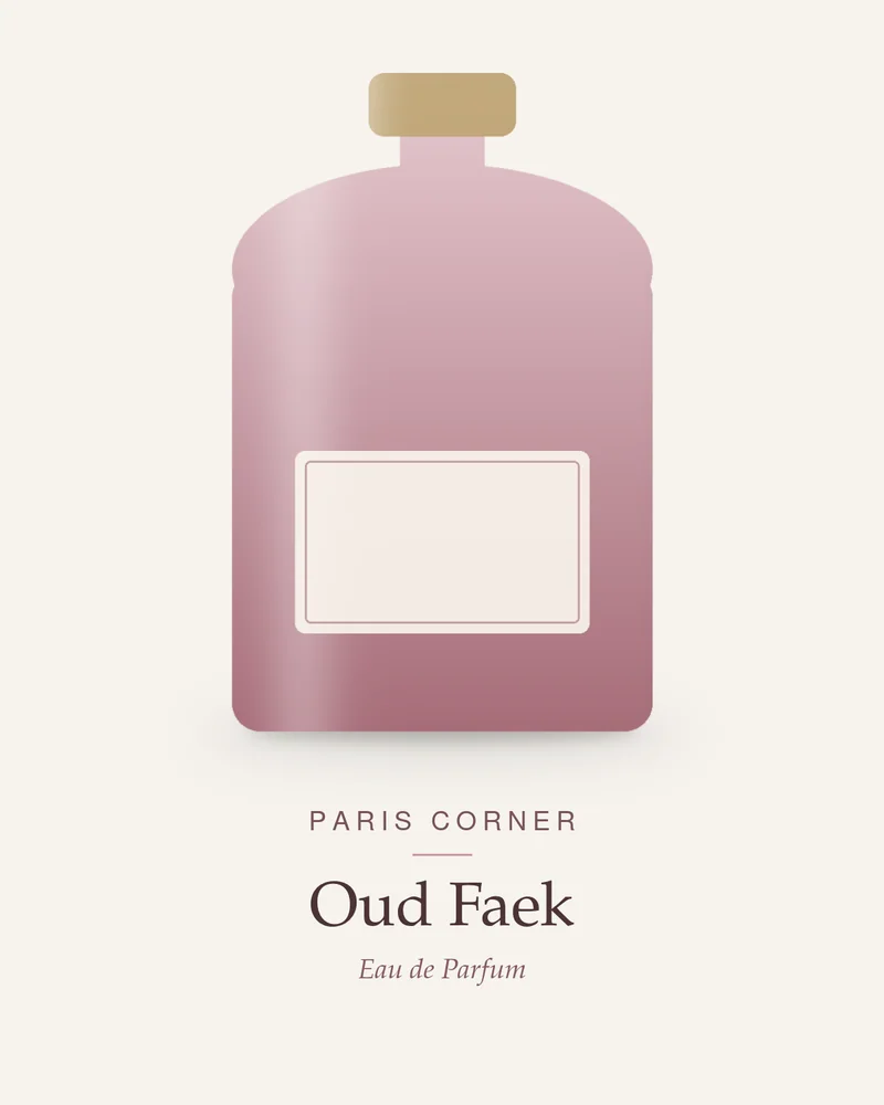 Paris Corner Oud Faek Eau de Parfum bottle