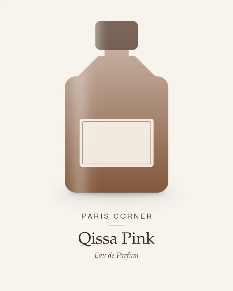 Paris Corner Qissa Pink Eau de Parfum bottle