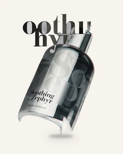 Paris Corner Soothing Zephyr Eau de Parfum bottle