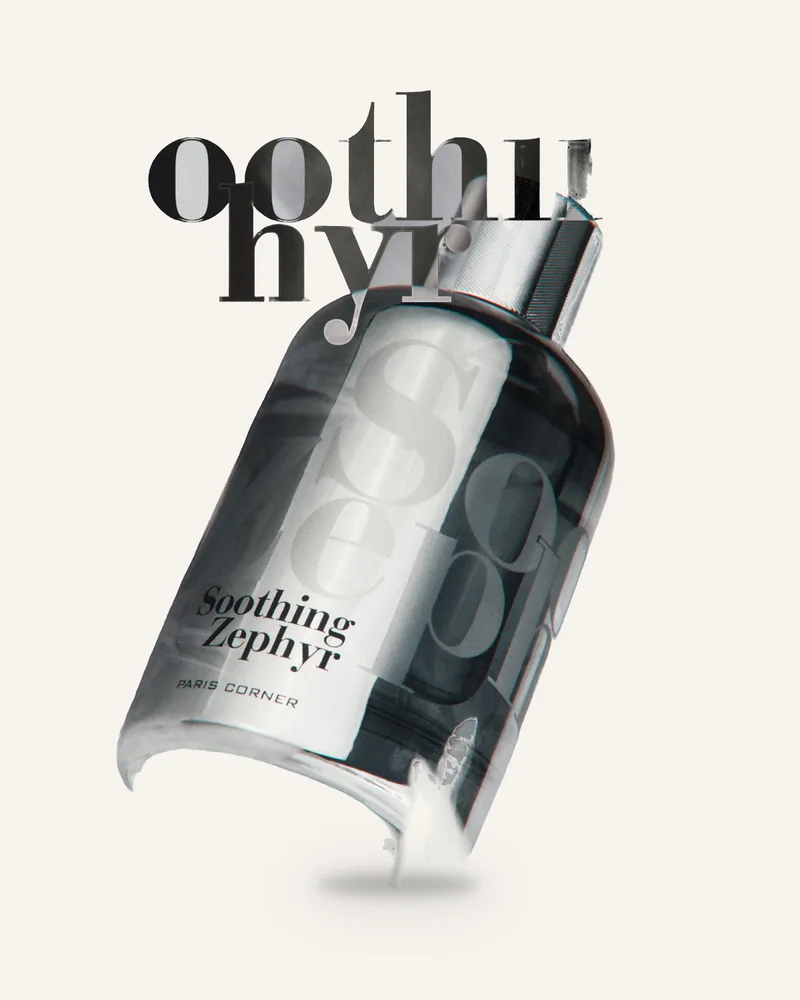 Paris Corner Soothing Zephyr Eau de Parfum bottle
