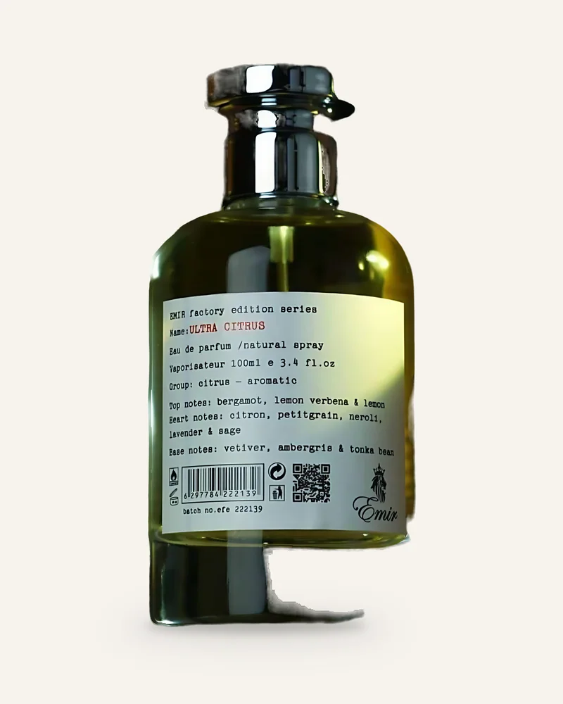 Paris Corner Ultra Citrus Emir Factory Edition Eau de Parfum bottle