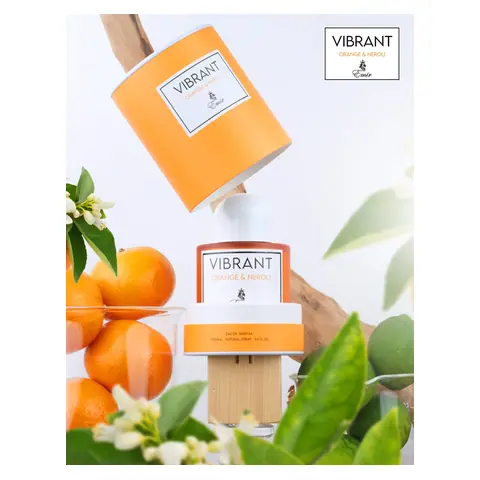 Paris Corner Vibrant Orange And Neroli Emir