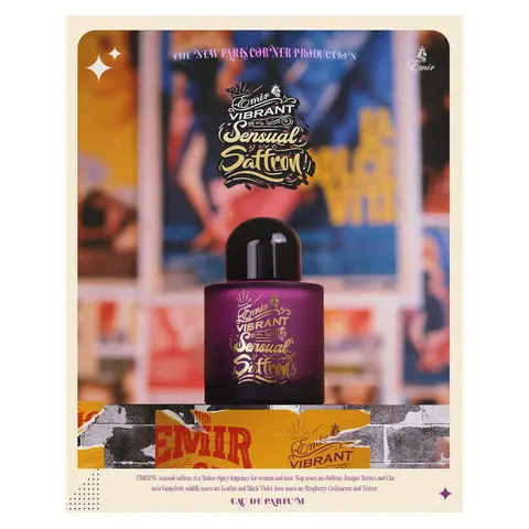 Paris Corner Vibrant Sensual Saffron Emir