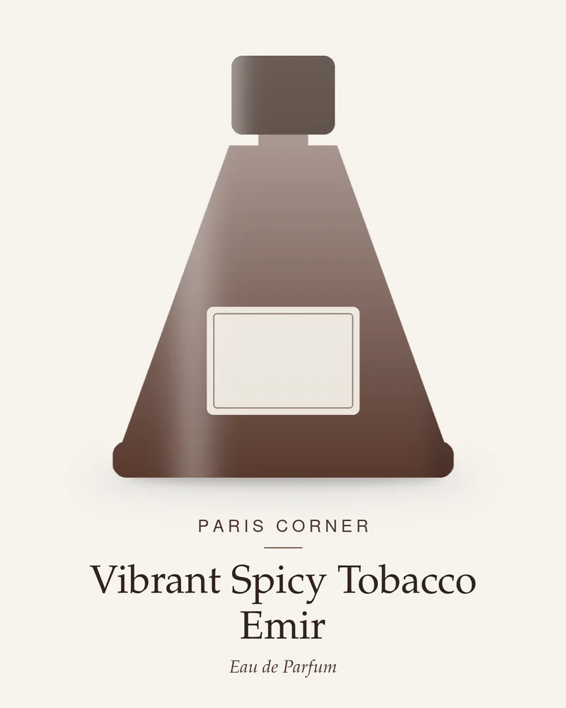 Paris Corner Vibrant Spicy Tobacco Emir Eau de Parfum bottle