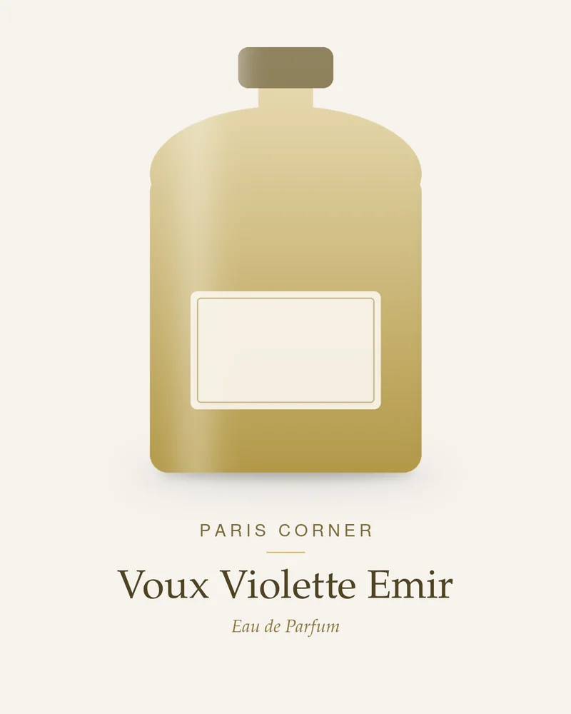 Paris Corner Voux Violette Emir Eau de Parfum bottle