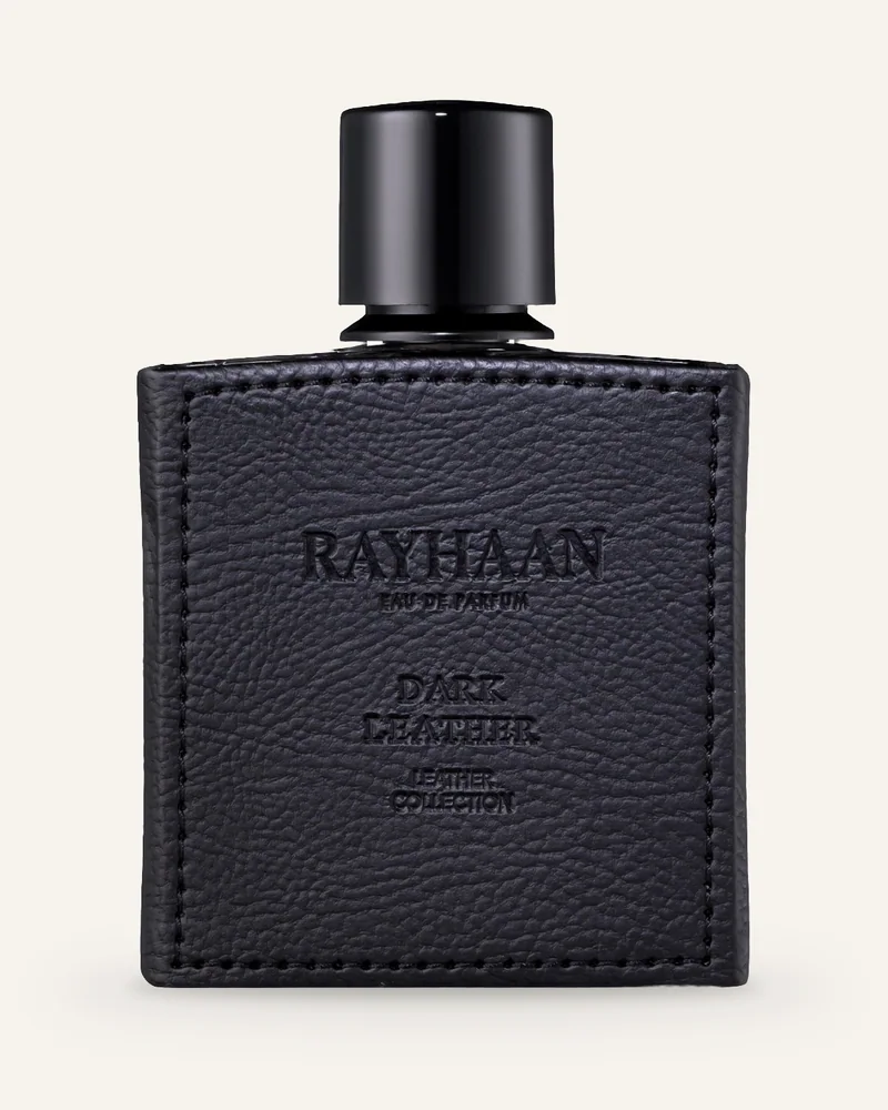 Rayhaan Dark Leather Eau de Parfum bottle
