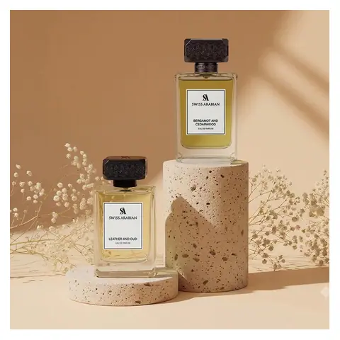 Swiss Arabian Leather And Oud Bergamot And Cedarwood