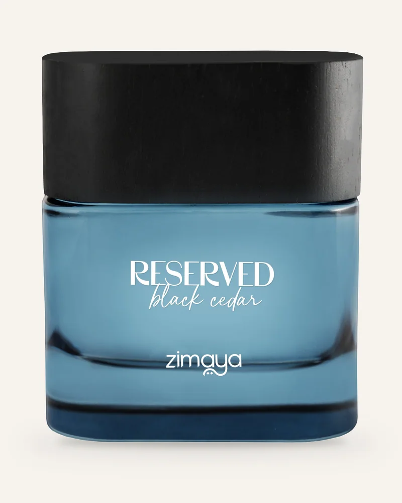 Zimaya Reserved Black Cedar Eau de Parfum bottle
