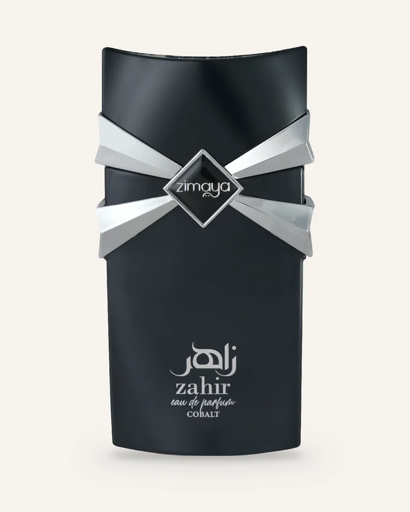 Zimaya Zahir Cobalt Eau de Parfum bottle